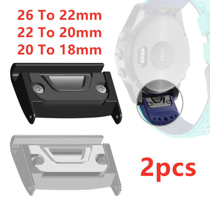 Silicone Watch Band 22Mm - Connecteur de goupilles à dégagement rapide