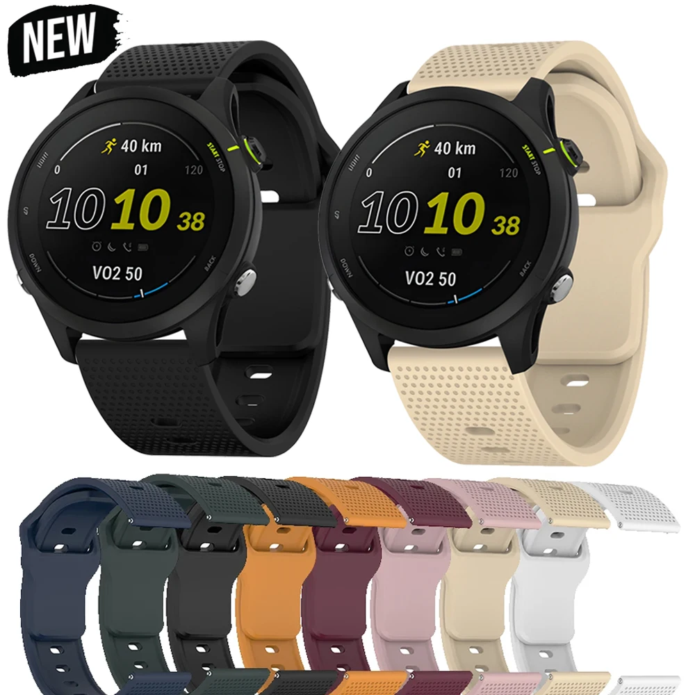 Silicone Watch Band 22Mm - Bracelet de montre en Silicone, 20mm