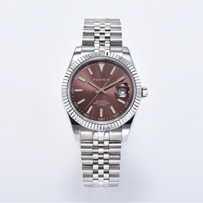 Mode Parnis 39.5mm cadran marr - Rolex Watch Datejust avis et prix