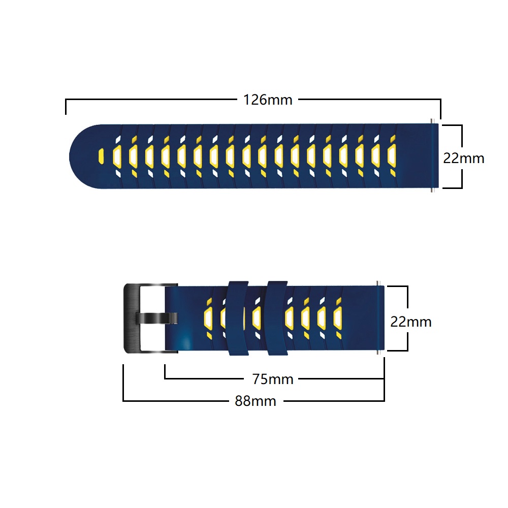 Bracelets de montre de remplac - Silicone Watch Band 22Mm avis et prix