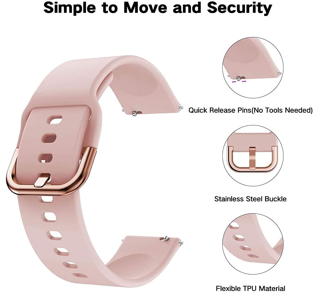 Bracelet de Sport en Silicone  - Silicone Watch Band 22Mm avis et prix