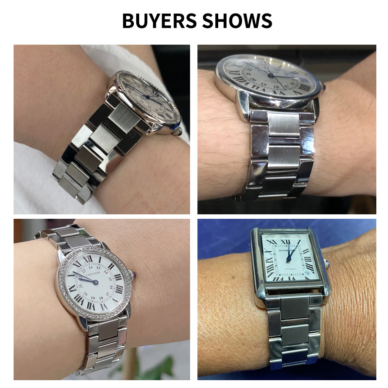 Bracelet de montre en acier in - Cartier Watch Tank avis et prix