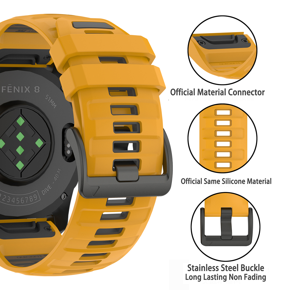 Bracelet de montre en silicone - Silicone Watch Band 22Mm avis et prix
