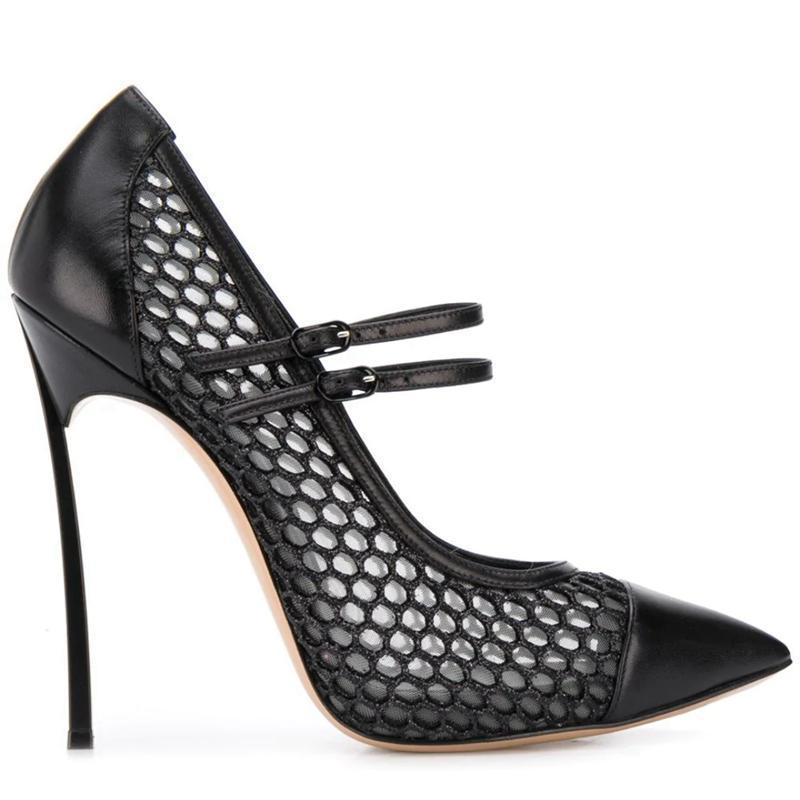 Escarpins Sexy en maille Patch - Mesh Strap Metal avis et prix