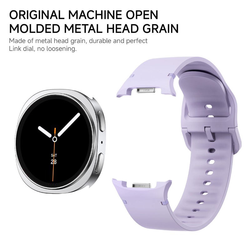 Bracelet en silicone 20/22 mm  - Silicone Watch Band 22Mm avis et prix