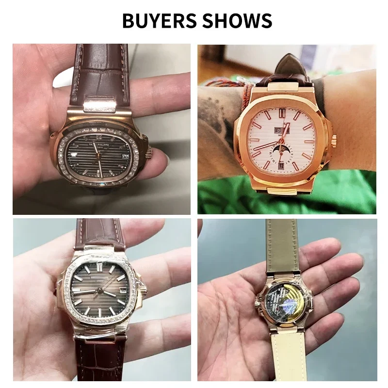 Bracelet de montre en cuir de  - Patek Philippe Watch Nautilus avis et prix