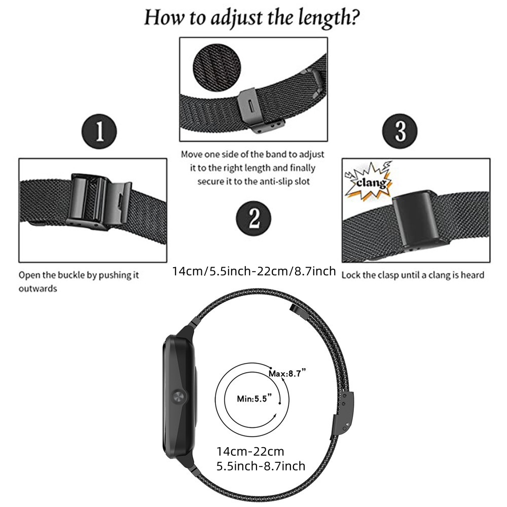 Bandes métalliques pour Fitbit - Mesh Strap Metal avis et prix