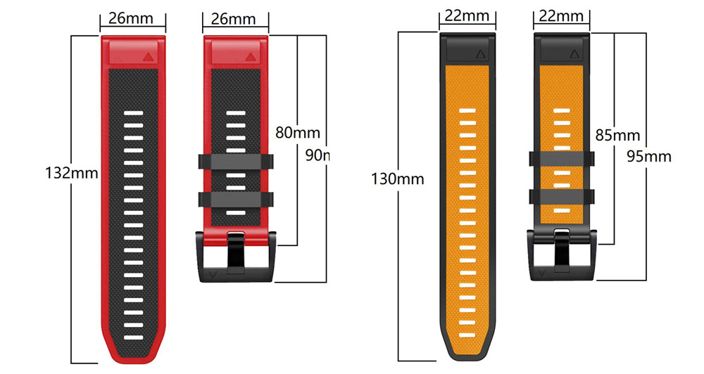 Bracelet de montre Quickfit 22 - Silicone Watch Band 22Mm avis et prix