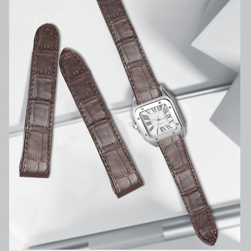 Bracelet de montre en cuir de  - Cartier Watch Santos avis et prix