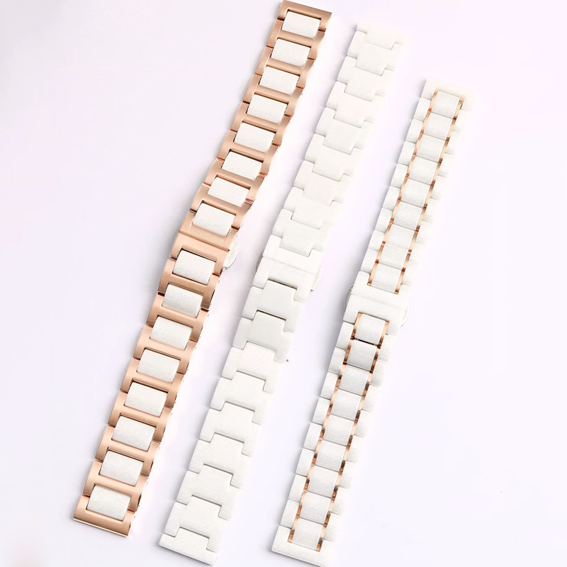Bracelet de montre en céramiqu - Butterfly Clasp Deployant avis et prix