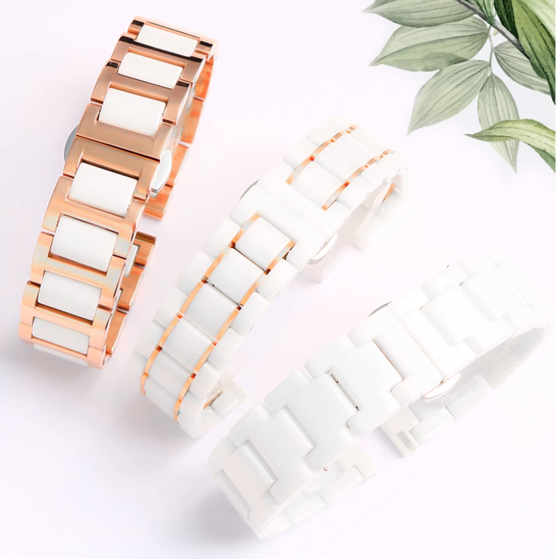 Bracelet de montre en céramiqu - Butterfly Clasp Deployant avis et prix